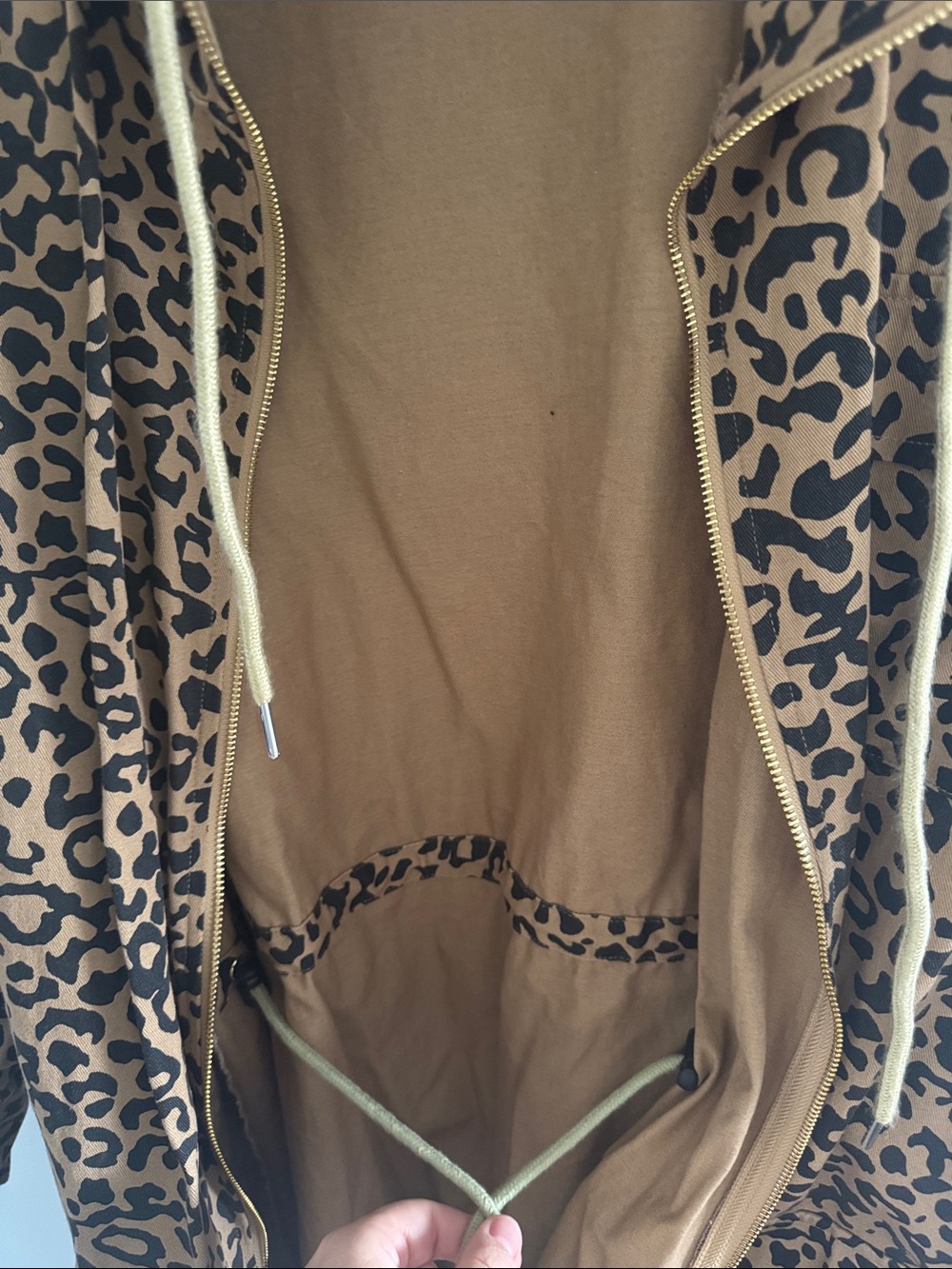 Never worn RedSky leopard full jacket with hood - Picture 3 of 5